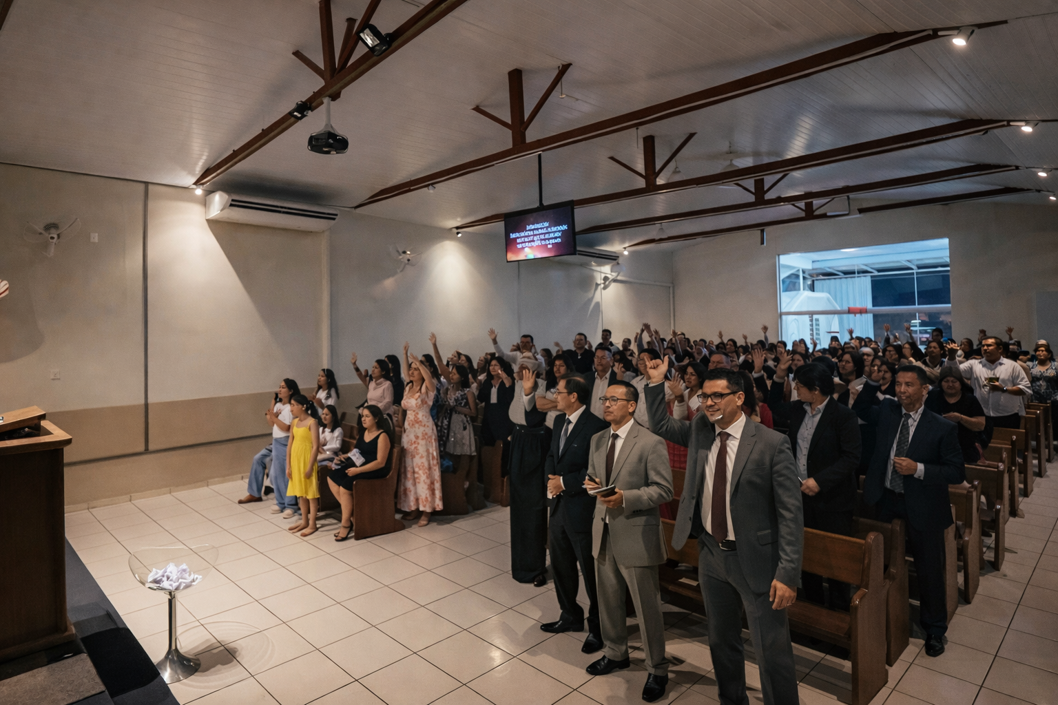 Interior da Igreja do Nazareno Jerusalém